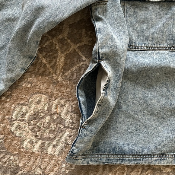 Original use light was denim shacket new - Picture 3 of 4